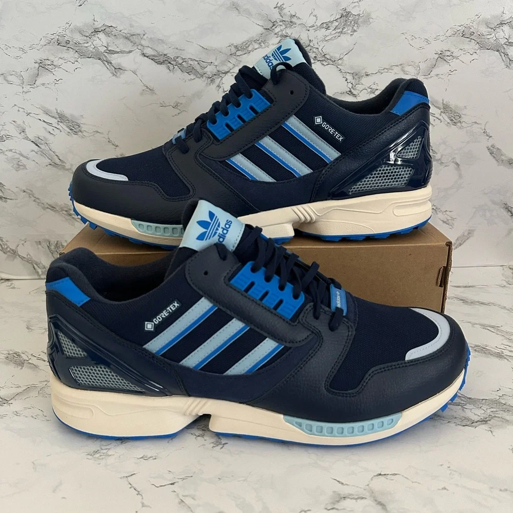 Adidas ZX 8000 Gore-Tex Spikeless Golf Shoes Athletic Blue JP5259 Men’s Size 13